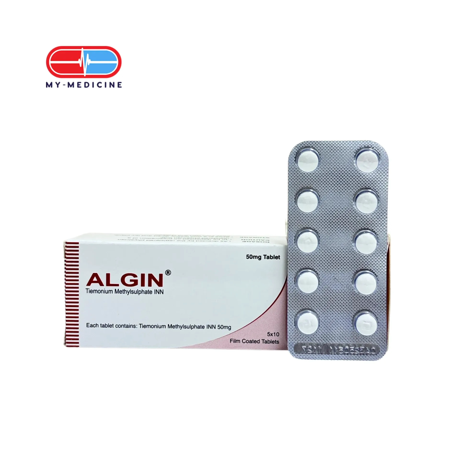 Algin 50mg Tablet