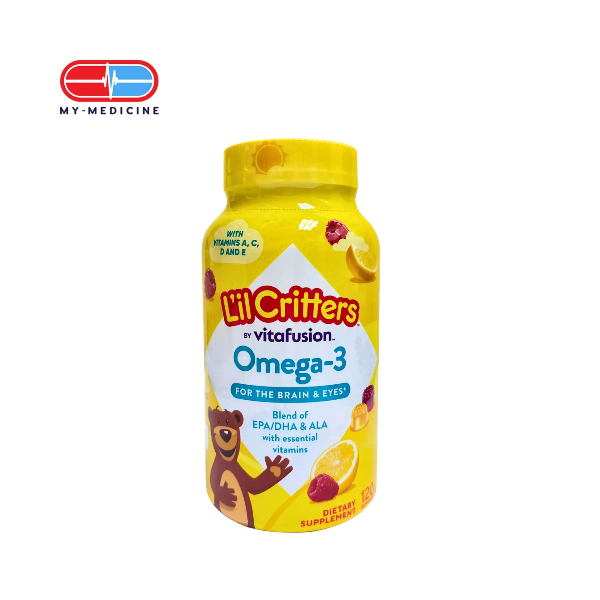 [MD131687] L'il Critters Omega-3 (120 Gummies)