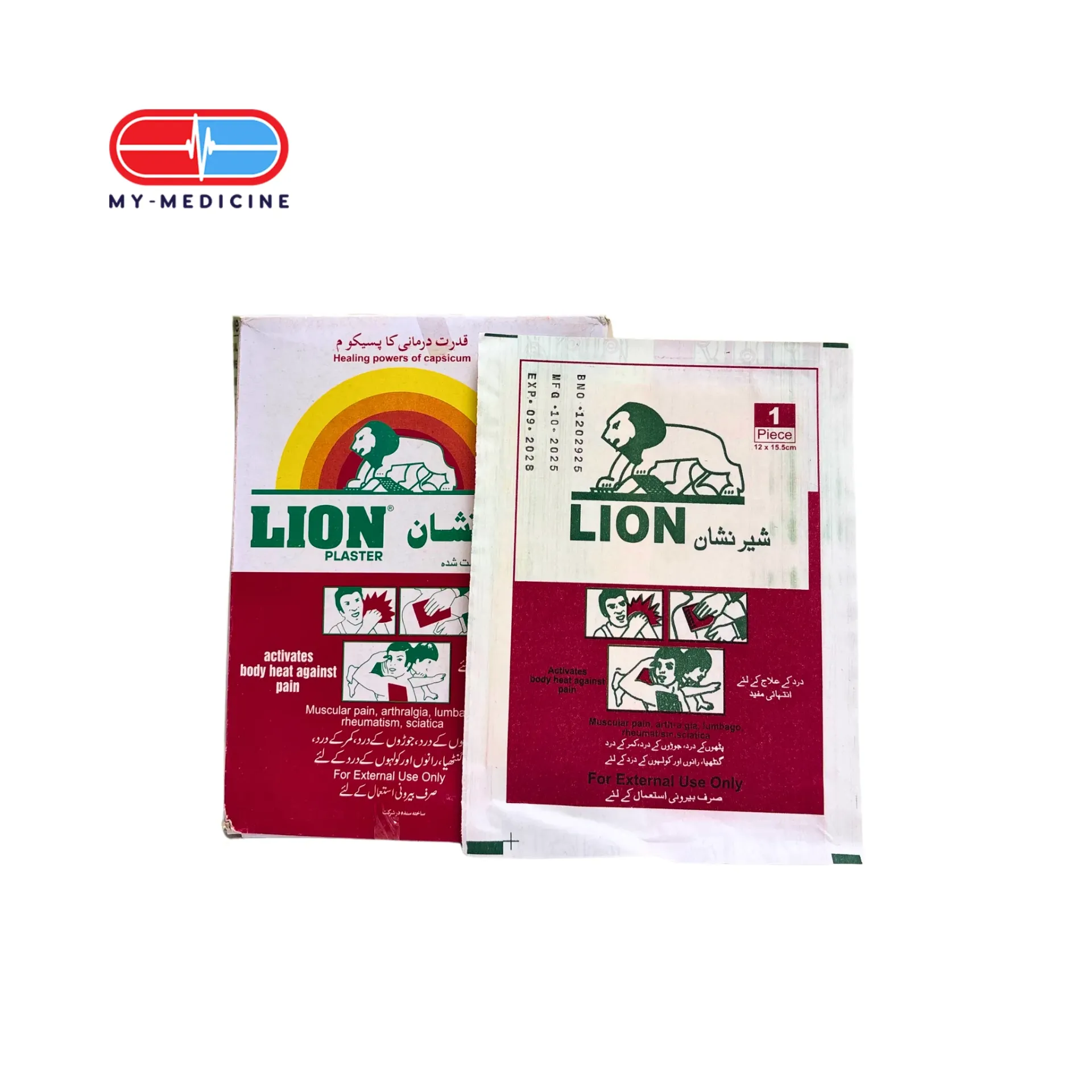 Lion Plaster (12cmx 15.5cm) 1 sheet
