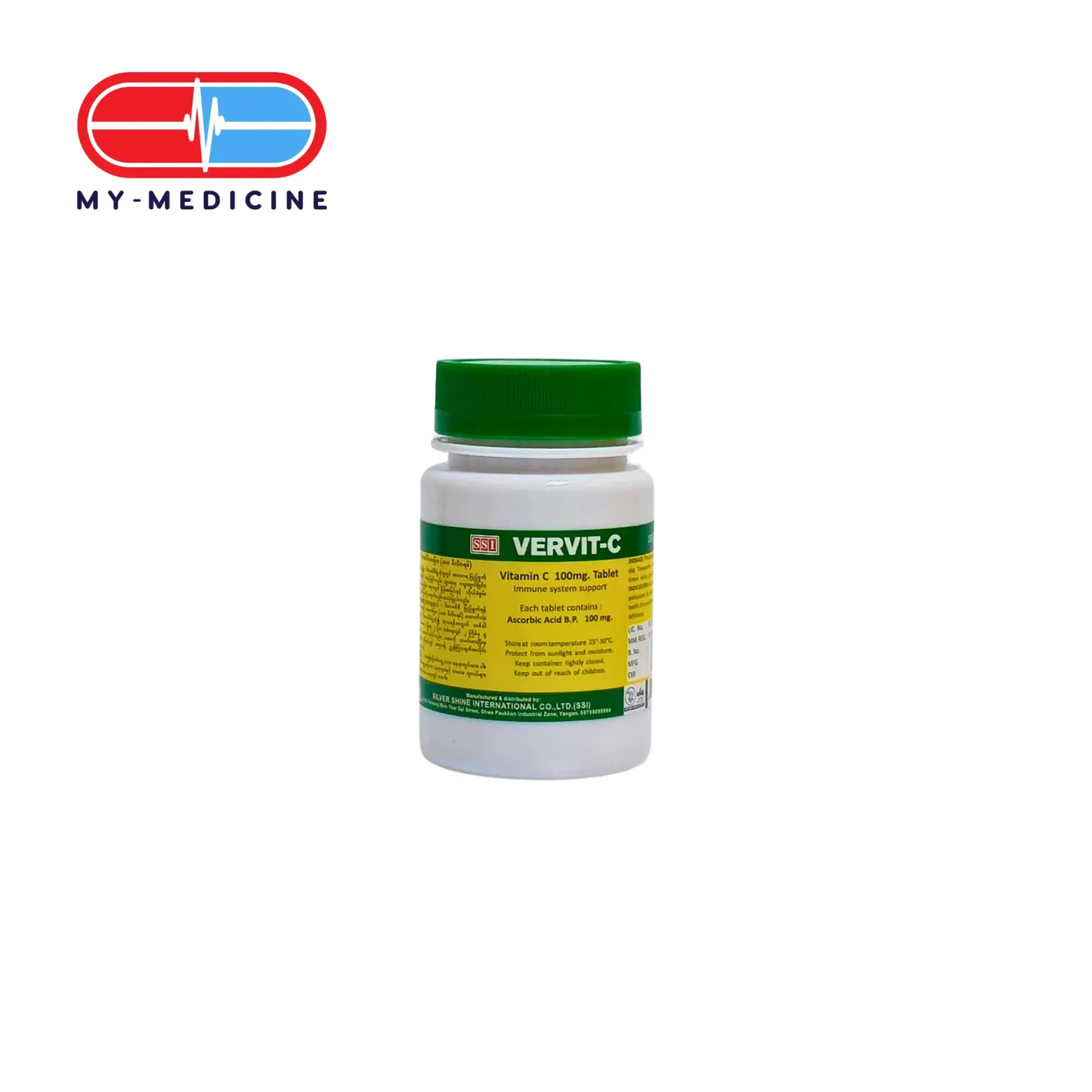 SSI Vervit-C 100mg 100s