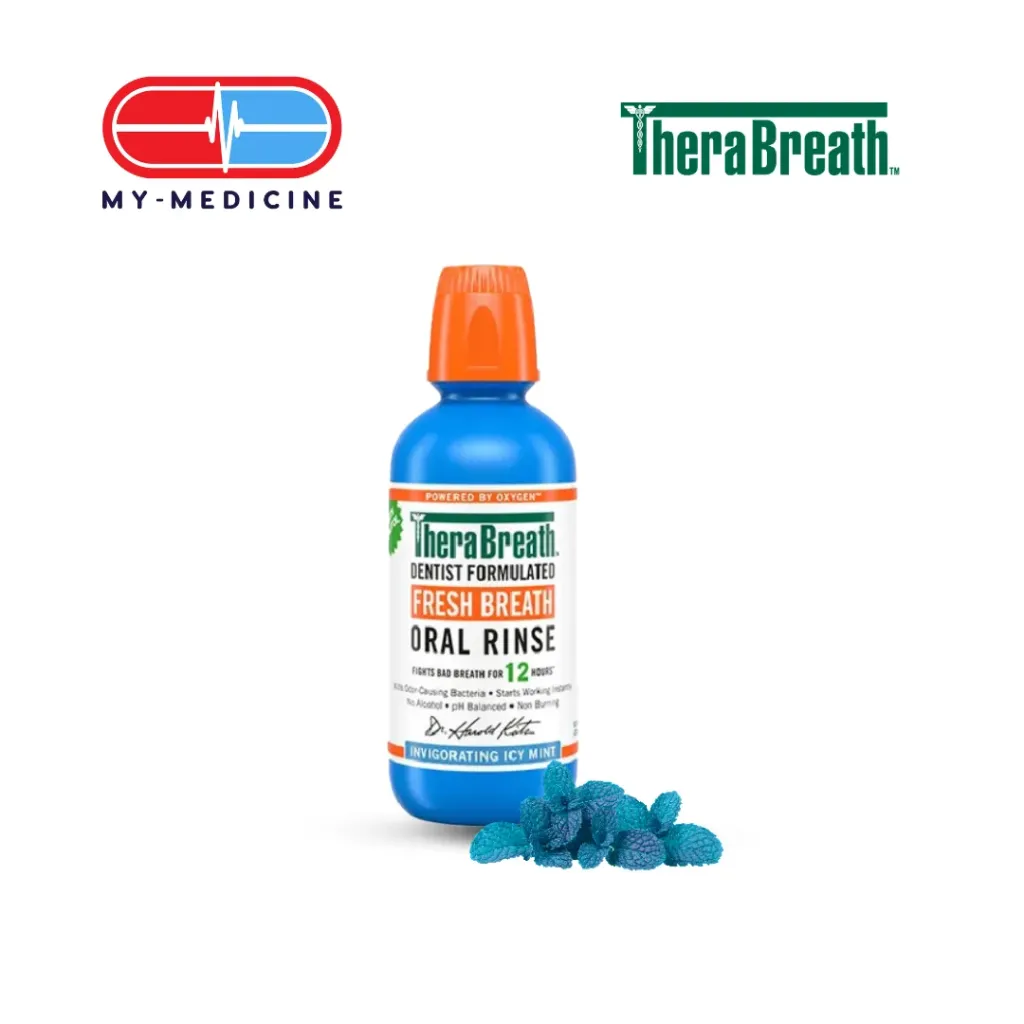 [MD110157] [MD110157] Thera Breath Mouth Wash Icy Mint 473 ml