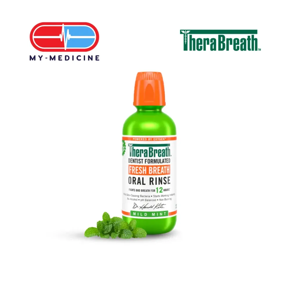 Thera Breath Mouth Wash Mild Mint 473 ml