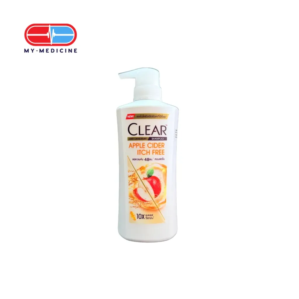 Clear Anti-Dandruff Apple Cider Itch Free Shampoo 350ml