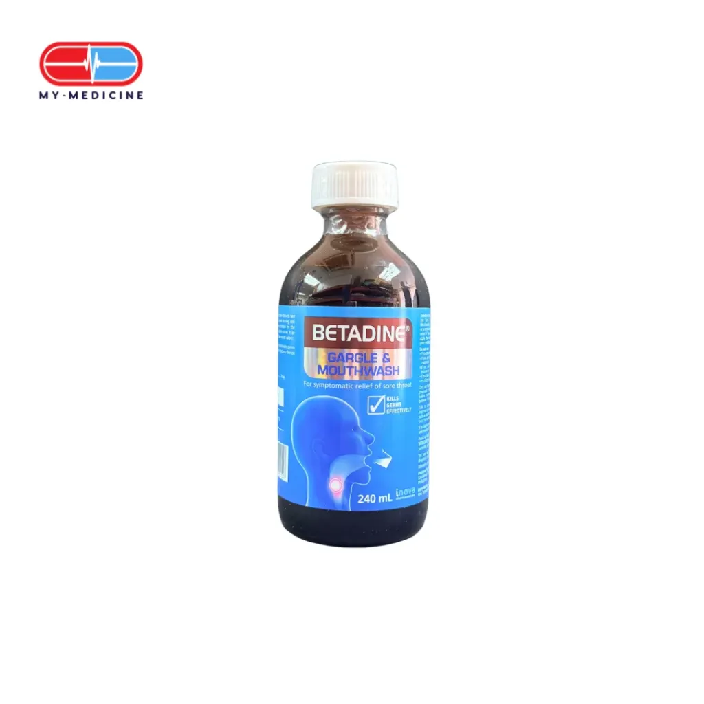 Betadine Gargle and Mouthwash 240ml