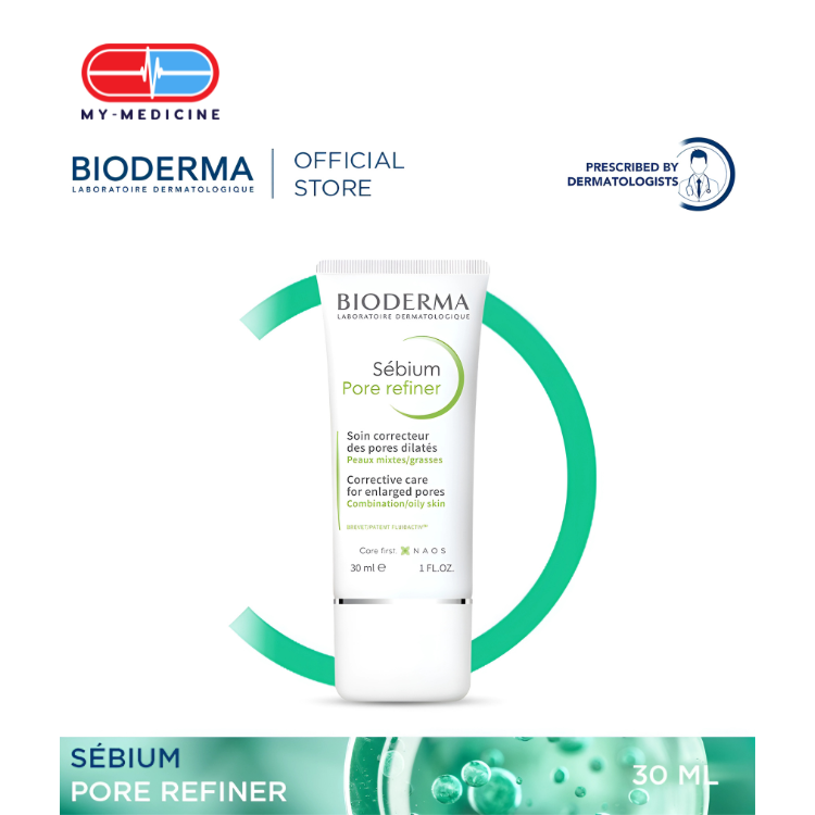 Bioderma Sebium Pore Refiner Pore Treatment Moisturizer (Oily to Acne-Prone Skin) - 30 ml