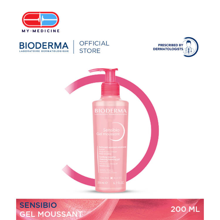 Bioderma Sensibio Gel Moussant Gentle Soothing Micellar Foaming Gel Cleanser (Sensitive Skin) - 200 ml