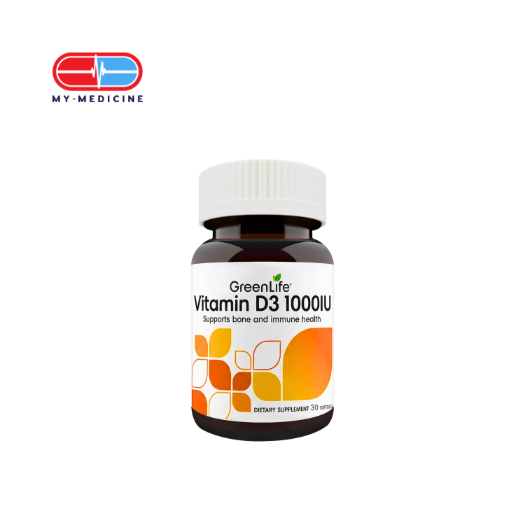[MD130312] [MD130312] GreenLife Vitamin D3 1000 IU 30pcs