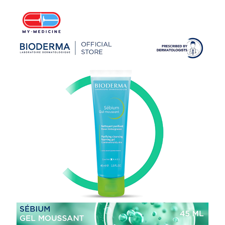 [CP040124] Bioderma Sebium Gel Moussant Cleanser (Combination to Oily Skin) (45 ml)