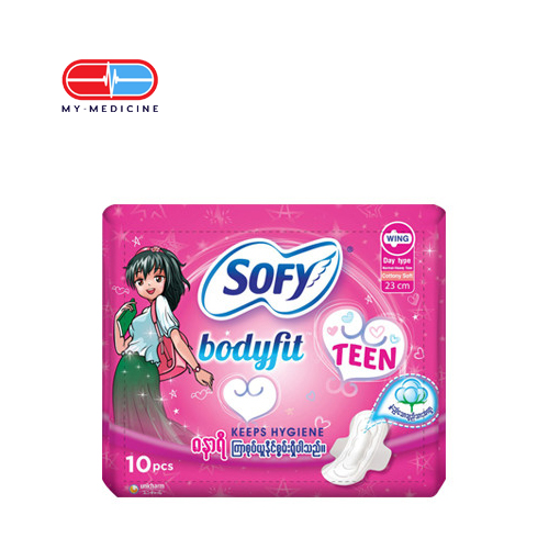 [CP140031] Sofy BodyFit Teen Sanitary Pad 23 cm (10 Pieces) (Cottony Soft)