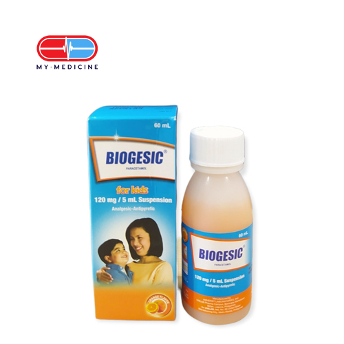 [MD110028] Biogesic Syrup 120 mg (Orange)