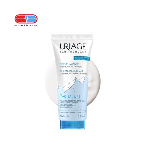 Uriage Cleansing Cream for Sensitive Skin 200 ml  (Waiting time 2-3 days)