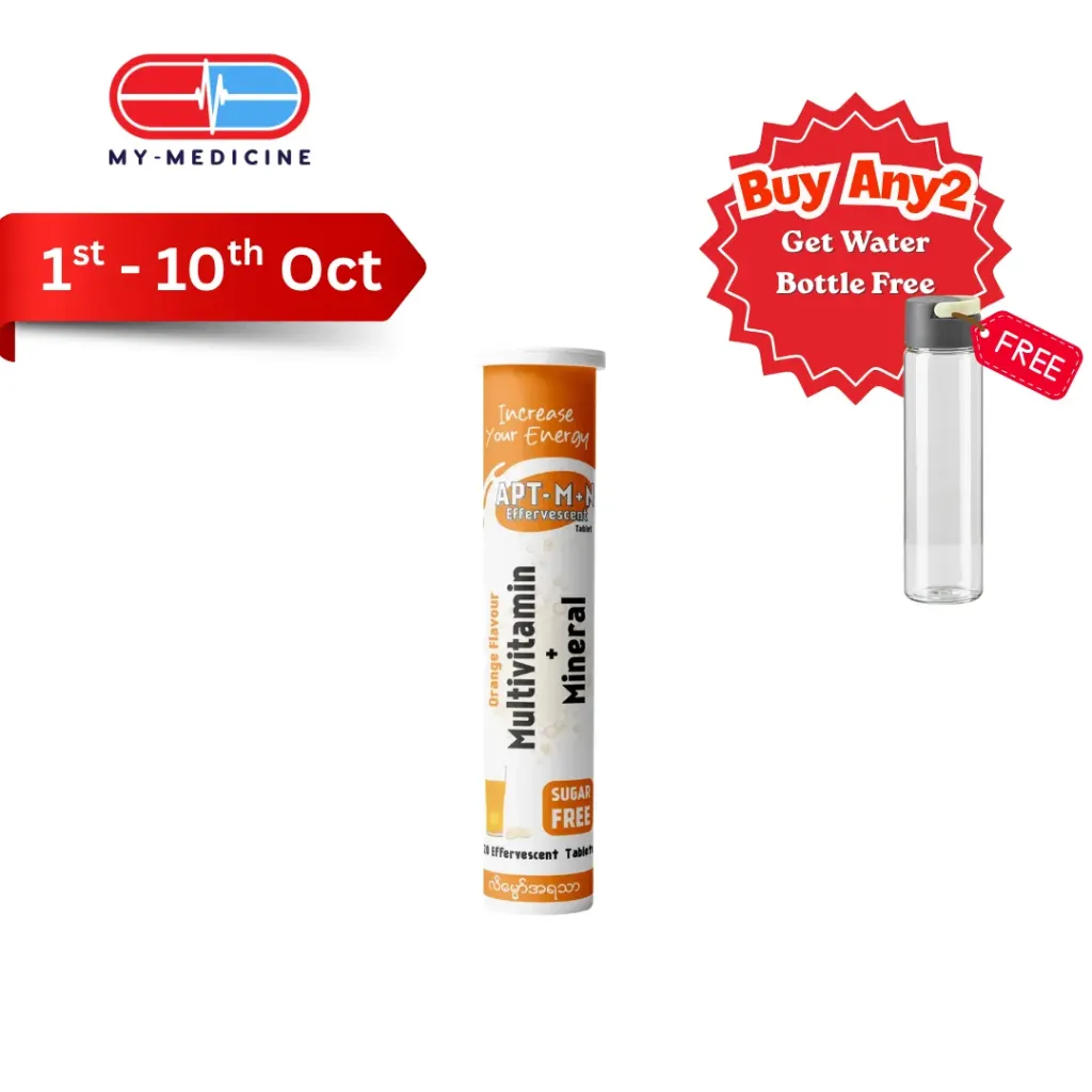 APT-M+N Effervescent Tablet (Orange Flavour)