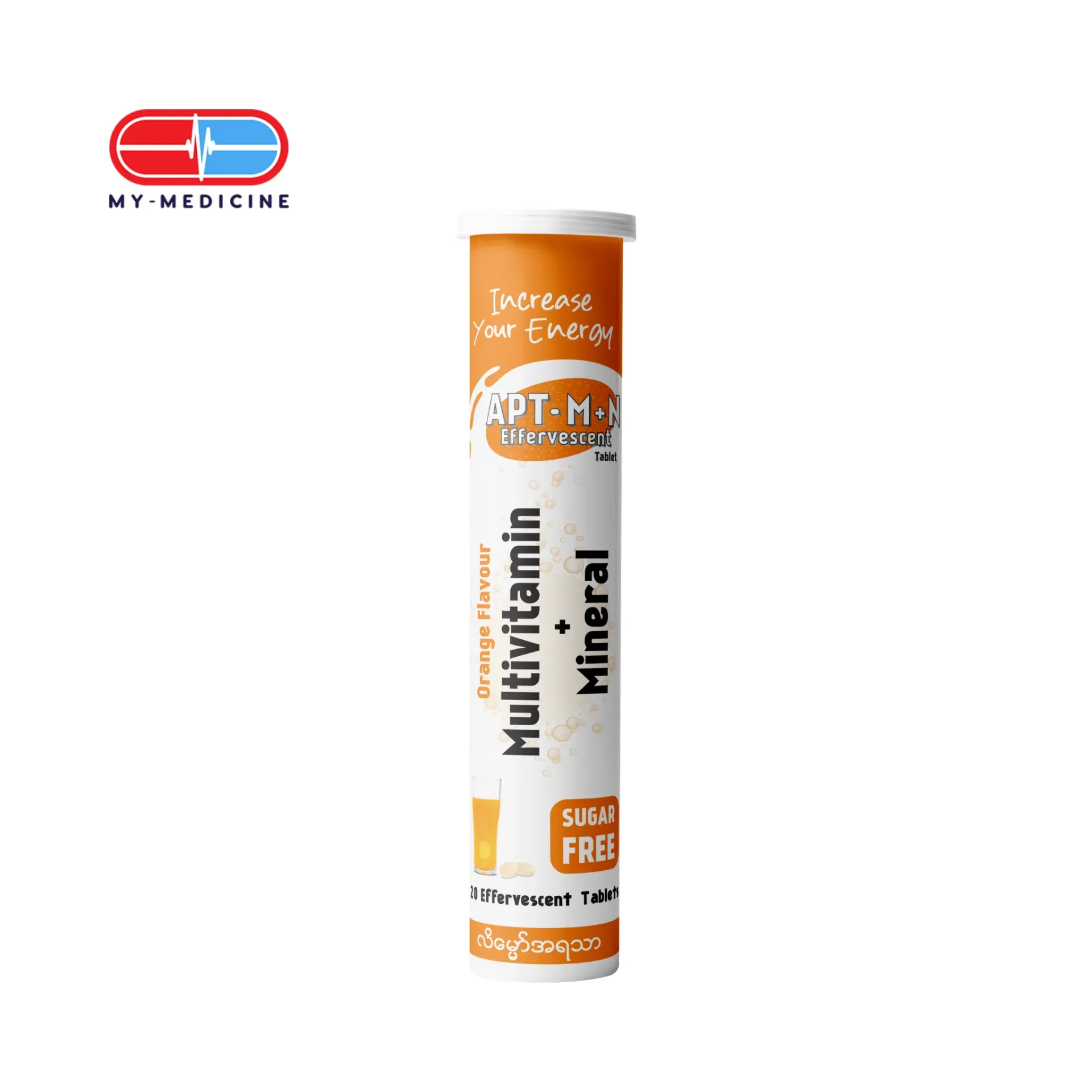 APT-M+N Effervescent Tablet (Orange Flavour)