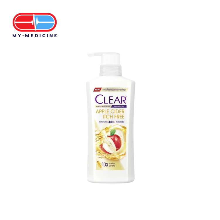 Clear Anti-Dandruff Apple Cider Itch Free Shampoo 370ml