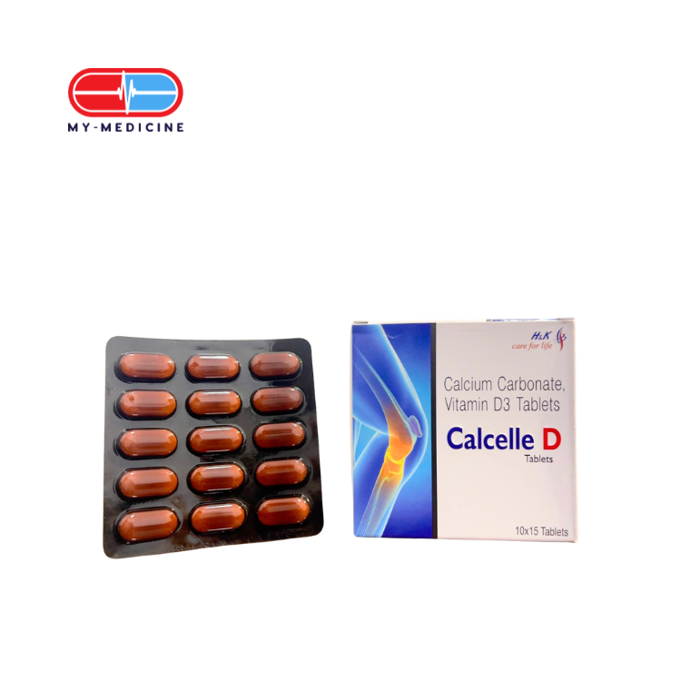 Calcelle D Tablets 1250mg (15's x 1)