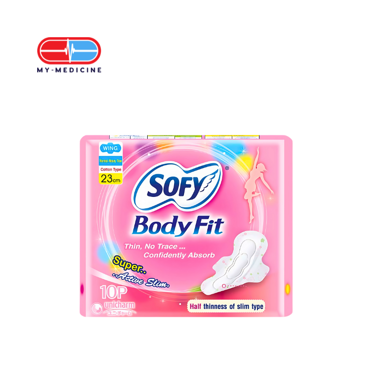 Sofy Body Fit Super Slim Wing Day Sanitary Napkin Pads 23cm 10pcs