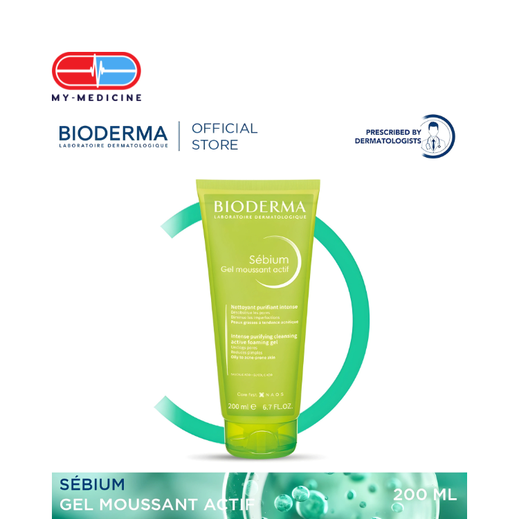 Bioderma Sebium Gel Moussant Actif 200ml