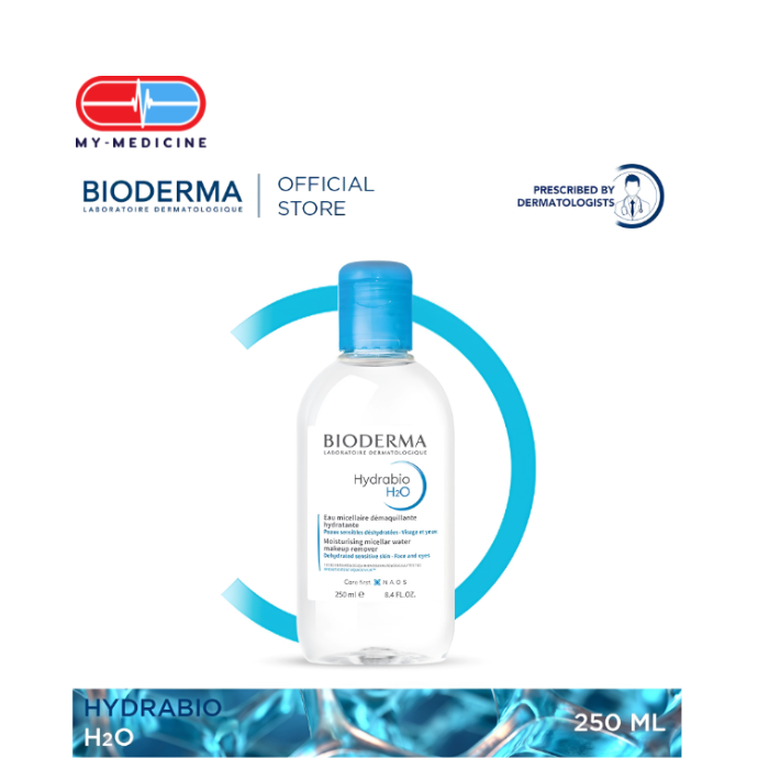 Bioderma Hydrabio H2O Purifying Micellar Water (Facial Non-Rinse Cleanser for Dehydrated Sensitive Skin)