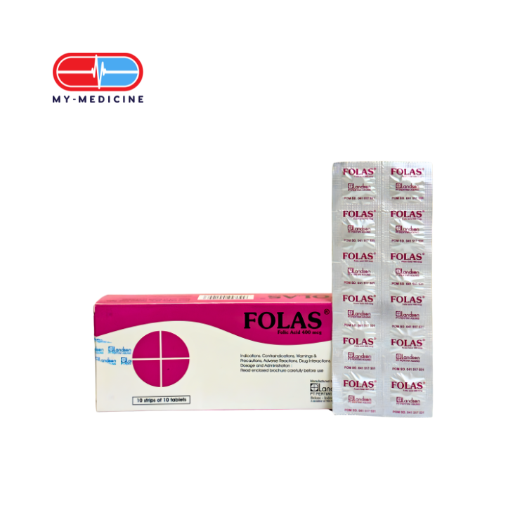 [MD131579] FOLAS (Folic acid 400mcg) Tablet