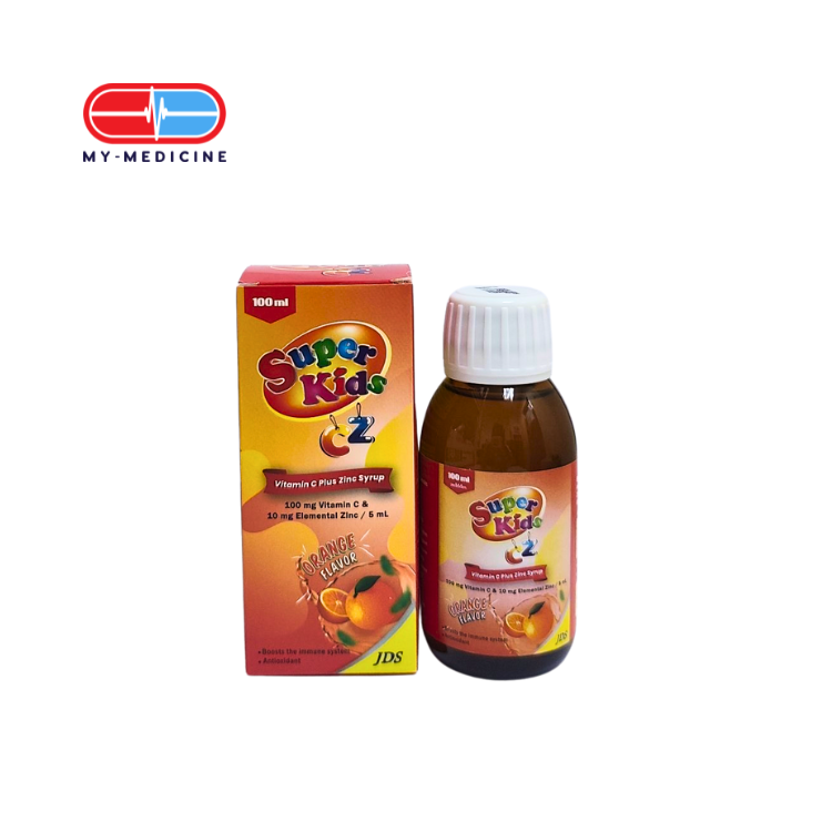 SuperKids CZ Syrup 100ml (Orange Flavour)