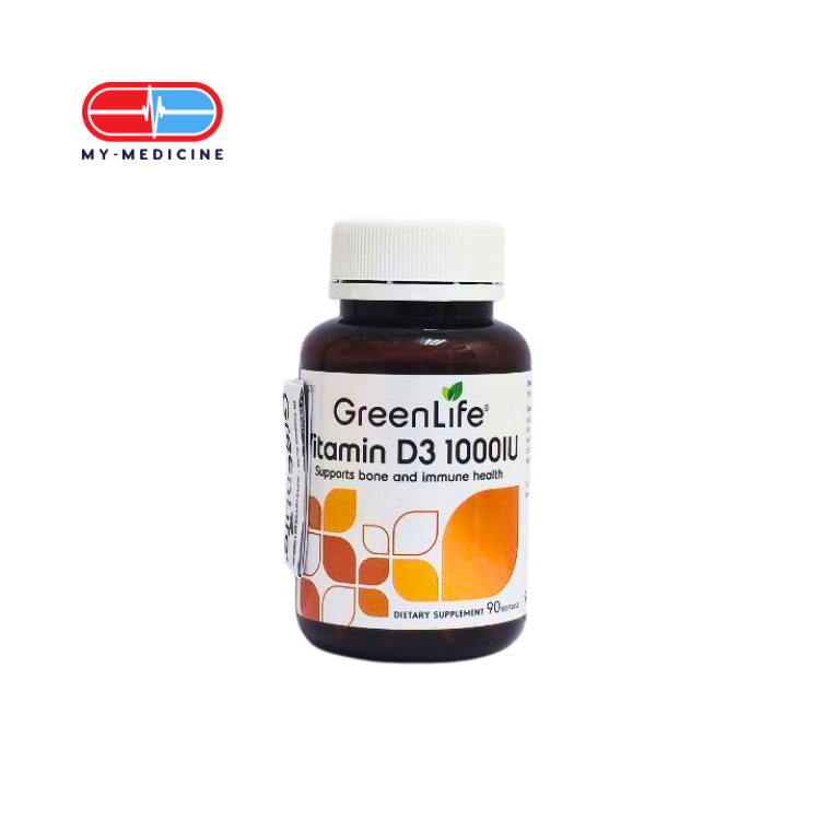 Green Life Vitamin D3 1000 IU 90pcs