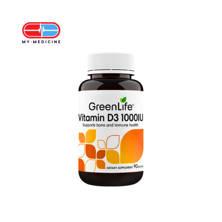 GreenLife Vitamin D3 1000 IU 90pcs