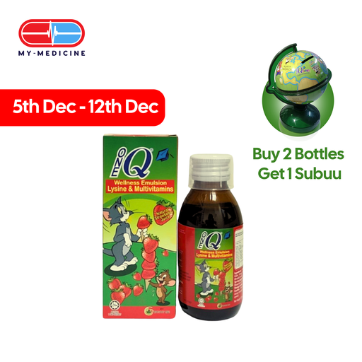 [MD110118] One Q Emulsion Lysine & Multivitamins 120ml