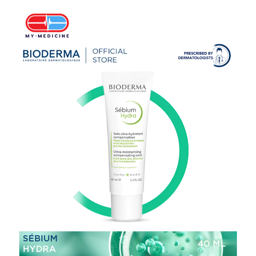 [CP040039] Bioderma Sebium Hydra Nourishing and Ultra-moisturizing Compensating Care for Ultra-drying Acne Treatments - 40 ml
