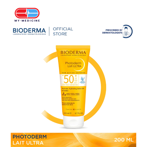 [CP040386] Bioderma Photoderm Lait ULTRA Family Use Sunscreen SPF50+ ( All Skin Types ) - 200 ML