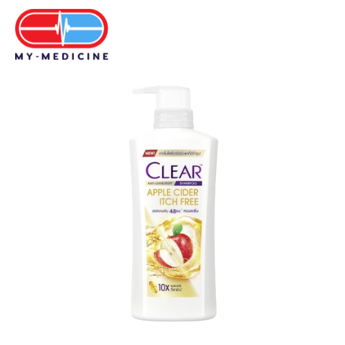 [CP050075] Clear Anti-Dandruff Apple Cider Itch Free Shampoo 400ml